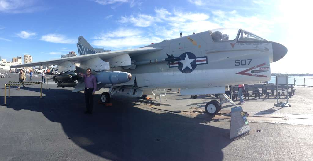 USS Midway. Музей авионосец ВМС США.