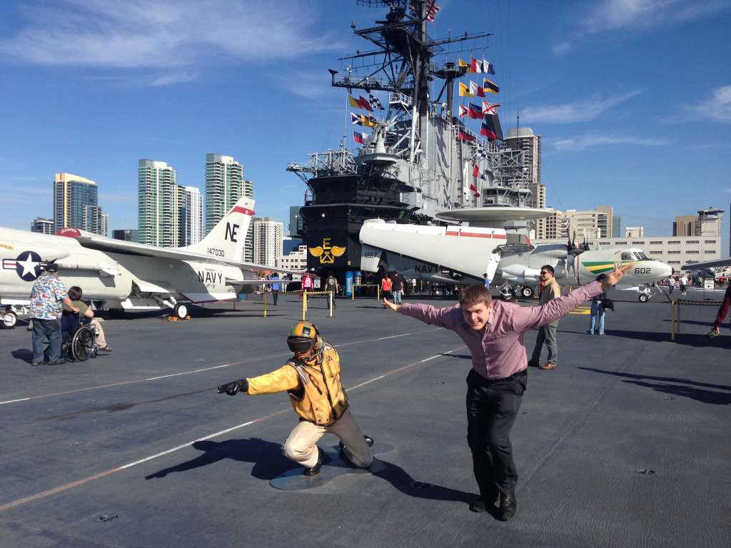 USS Midway. Музей авионосец ВМС США.