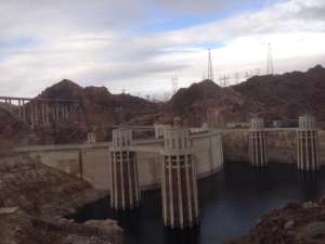 Hoover Damp, Nevada - Arizona border.