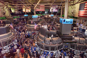 Зал New-York Stock Exchange (NYSE). Нью - Йоркская фондовая биржа.